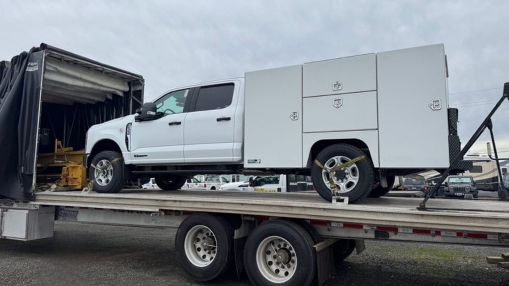Covered vehicle transport for trade show and event logistics