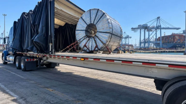 Conestoga Steel Shipping From the Los Angeles and Long Beach Ports